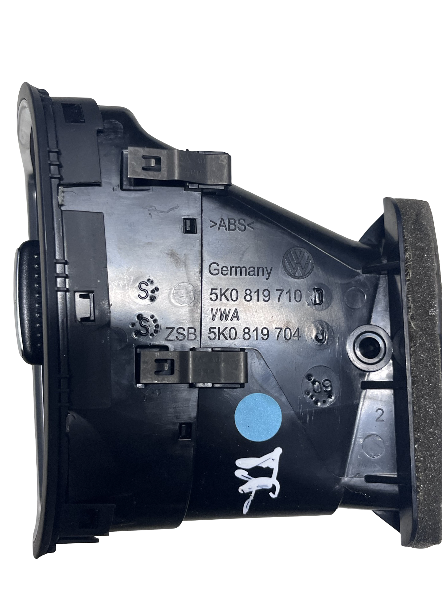 Grila DE Ventilatie Bord dreapta față Volkswagen Golf 6 Hatchback 1.4 CAVD TSI 2008–2013 Facelift - cod: 5K0819710 – foto 2