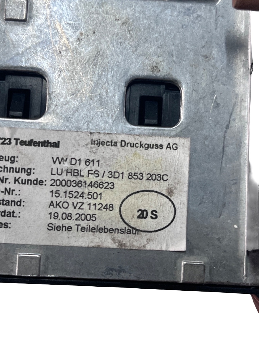 Grila de ventilatie bord  VOLKSWAGEN PHAETON 3D_ 2002 - 2016 3D1835203C – foto 2