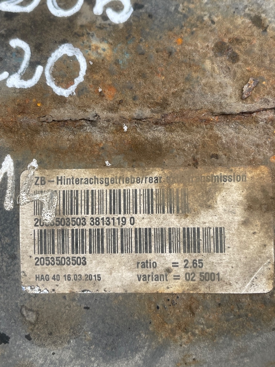 Grup diferential spate MERCEDES-BENZ C-CLASS W205 2013 - > 2.2D RAPORT 2.65  2053503503 – foto 4