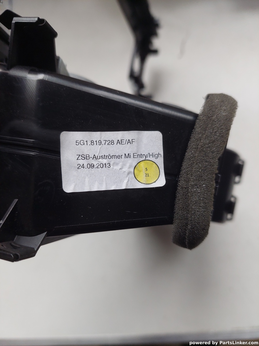 Guri ventilatie central VOLKSWAGEN GOLF 7 [ 2013 - 2017 ] OEM 5g1819728ae – foto 3