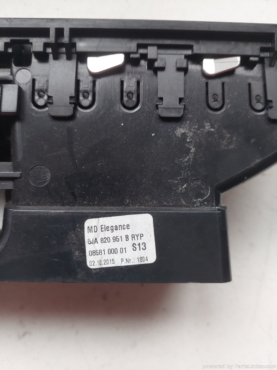 Guri ventilatie SKODA RAPID II NH3 2012 -> 1.2 CGPC 5ja820951b – foto 2