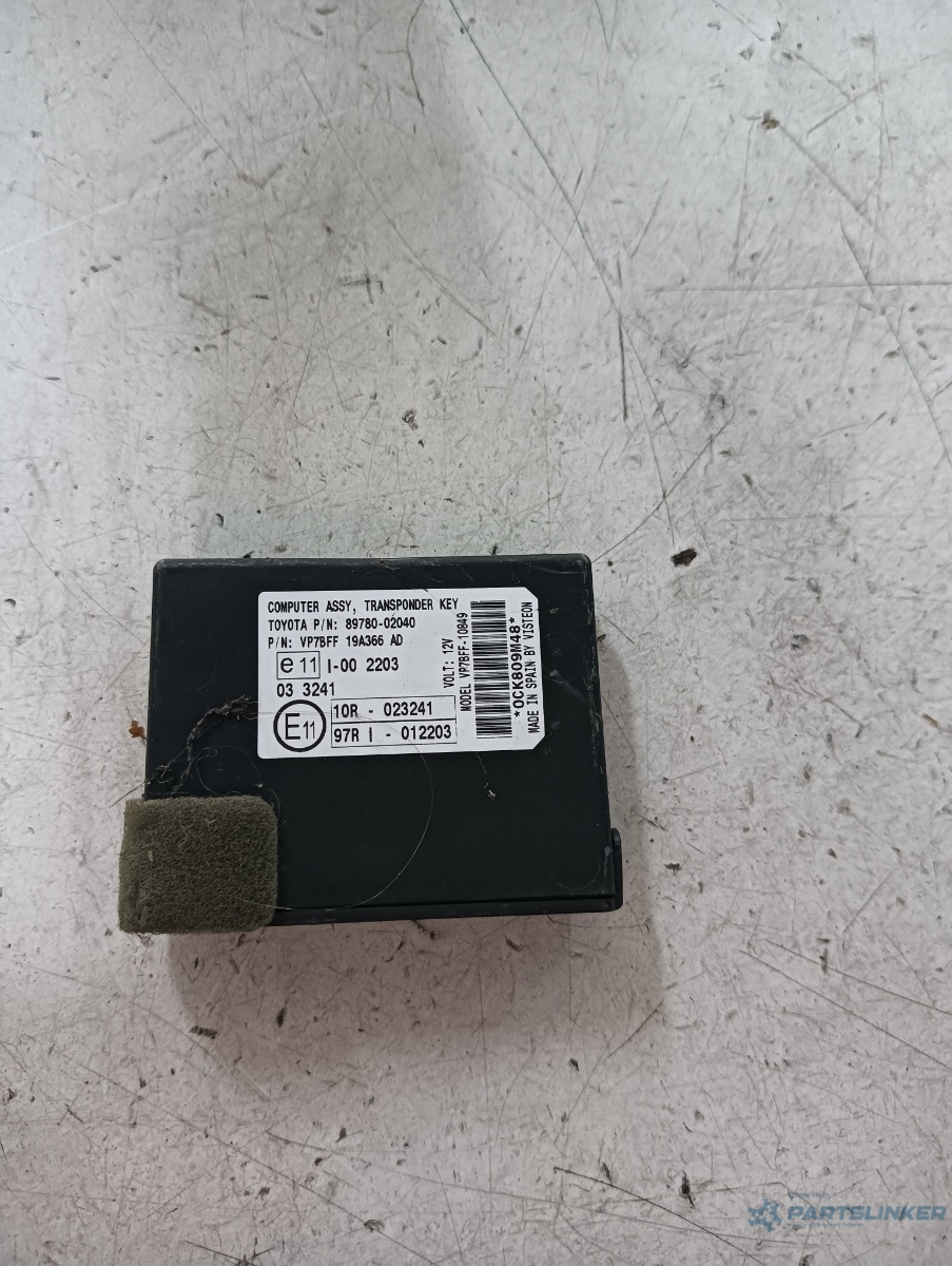 Imobilizator TOYOTA AURIS (_E15_) [ 2006 - 2012 ] OEM 8978002040 – foto 2