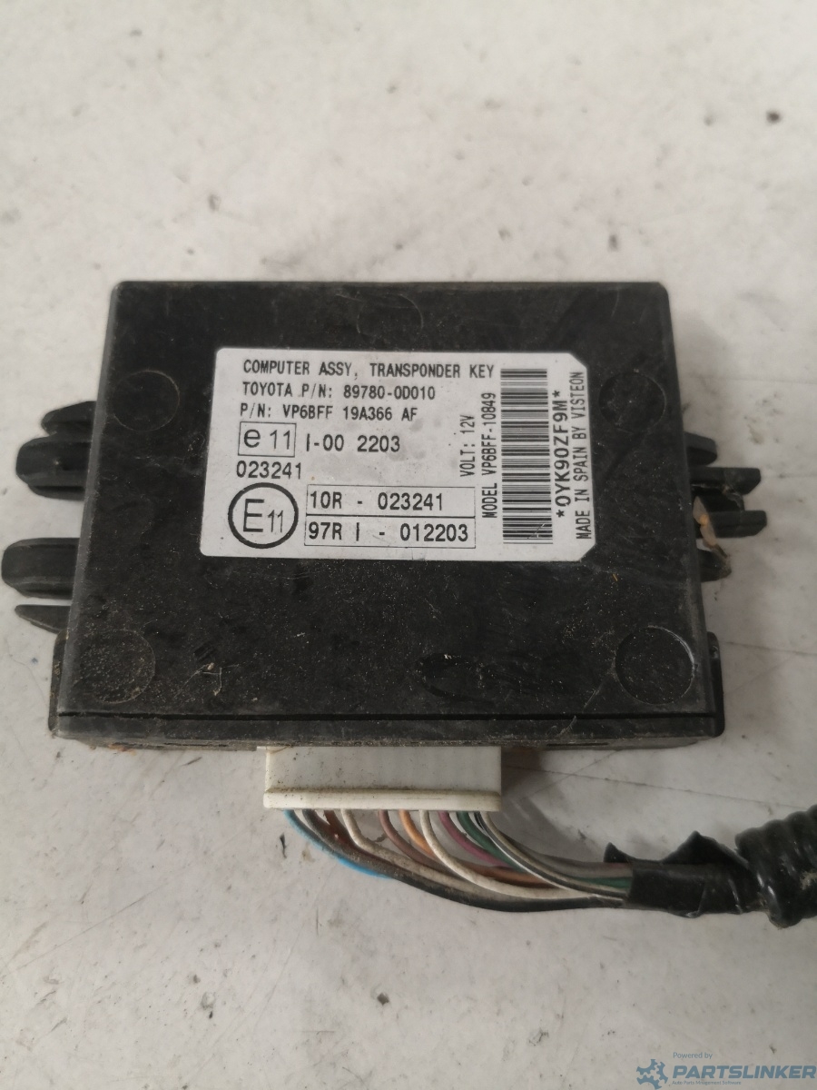 Imobilizator TOYOTA YARIS (_P9_) [ 2005 - > ] OEM 897800d010 – foto 2