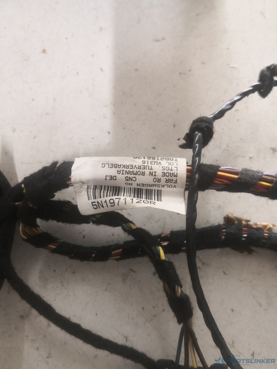 Instalatie electrica usa stanga fata VOLKSWAGEN TIGUAN (5N_) [ 2007 - > ] TDI 4motion (CBBB, CFGB) 125KW|170HP OEM 5n1971120r – foto 2