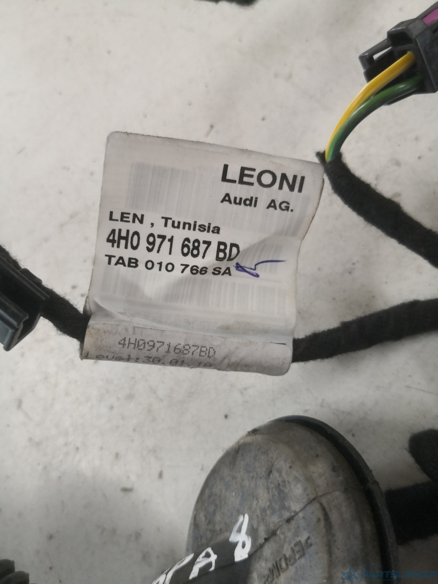 Instalatie electrica usa stanga spate AUDI A8 III (4H2, 4H8, 4HC, 4HL) [ 2009 - 2018 ] OEM 4h0971687bd – foto 2
