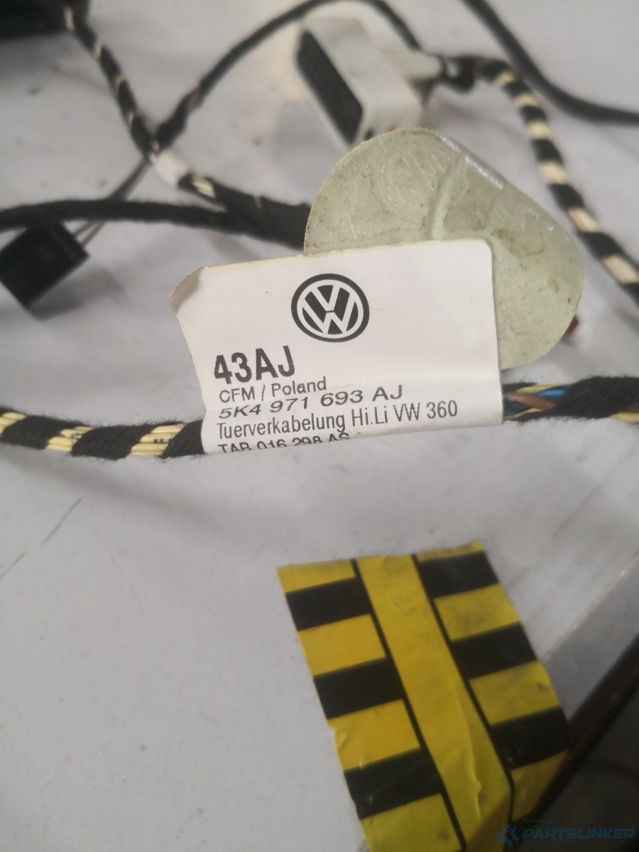 Instalatie electrica usa stanga spate VOLKSWAGEN GOLF VI (5K1) [ 2008 - 2013 ] OEM 5k4971693aj – foto 2
