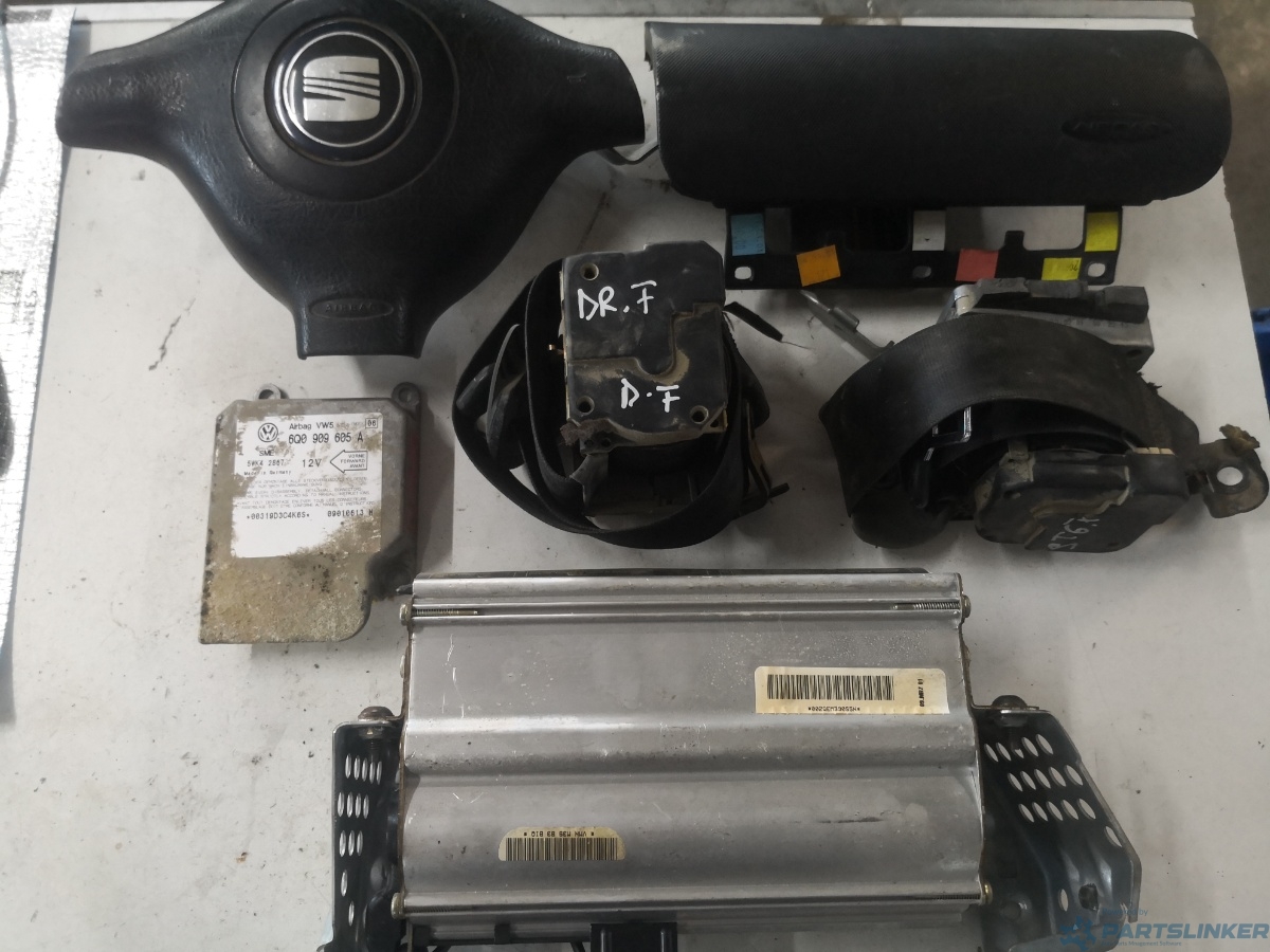 Kit airbag  SEAT TOLEDO II (1M2) [ 1998 - 2006 ] 16V (AUS, AZD, BCB) 77KW|105HP OEM 6q0909605a