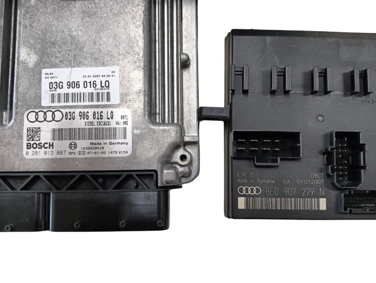 Kit pornire Automata  AUDI A4 III Avant 8ED, B7 2004 - 2008 2.0 TDI BPW 0281013887 03g906016lq – foto 2