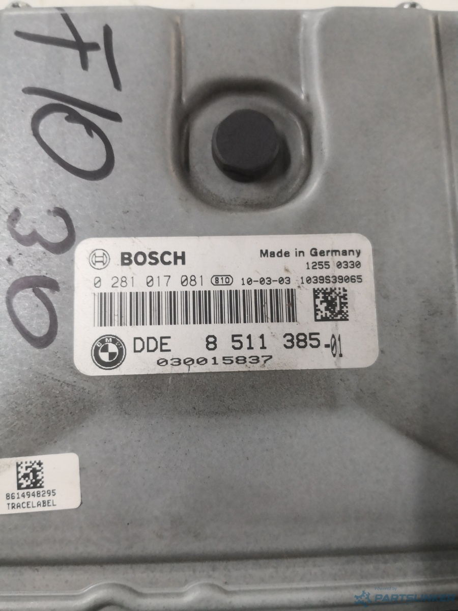 Kit pornire BMW 5 (F10) [ 2009 - 2016 ] 525 d (N57 D30 A) 150KW|204HP BOSCH Dde8511385 OEM 0281017081 – foto 2