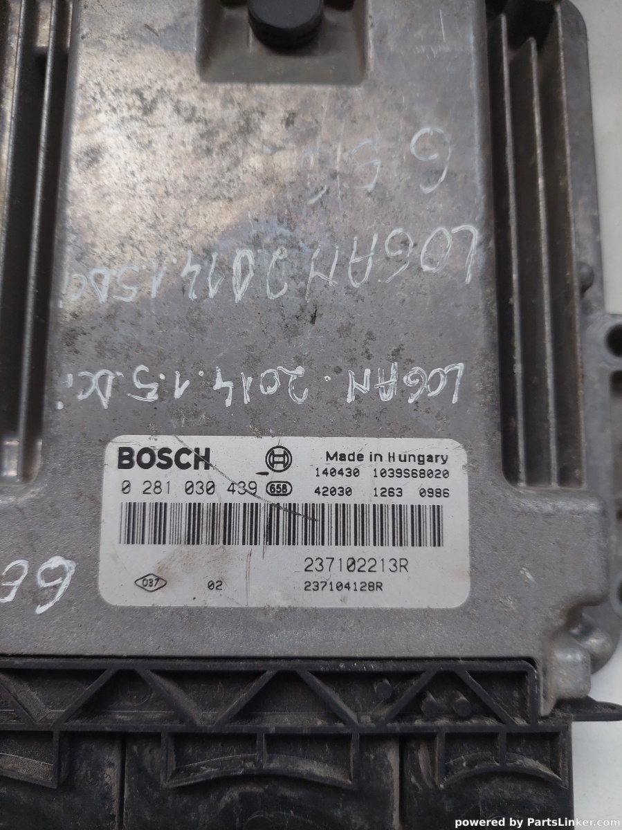 Kit pornire DACIA LOGAN II [ 2012 - > ] dCi (K9K 830, K9K 838) 63KW|84HP BOSCH 237102213r OEM 0281030439 – foto 2