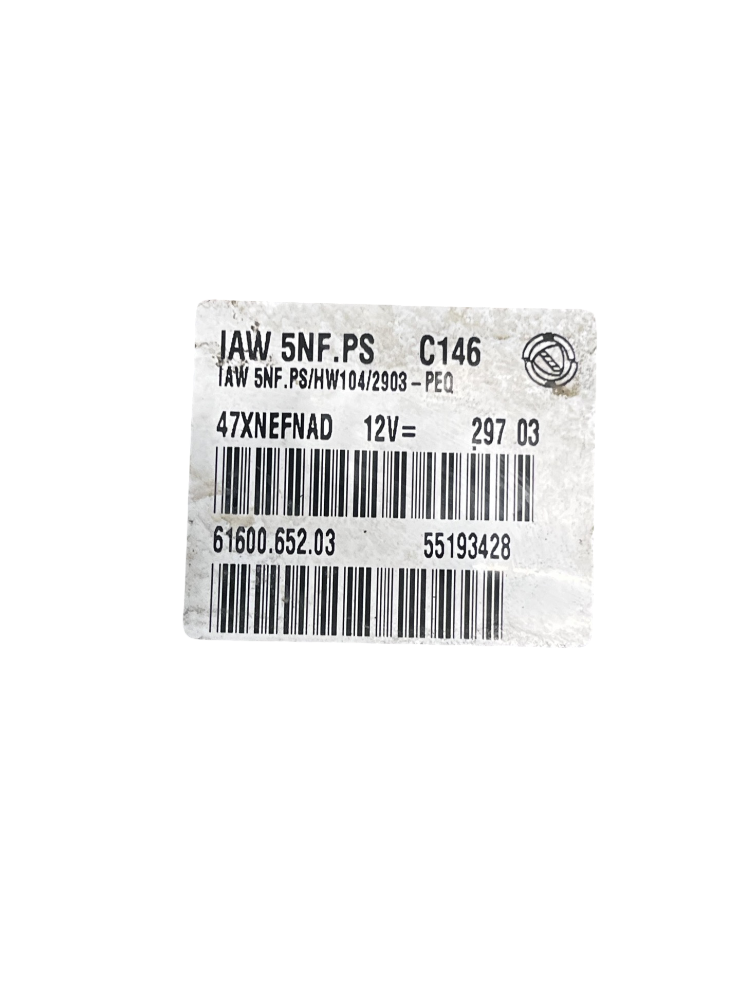 Kit Pornire Fiat Punto 1 1.2 188A4000 1999–2007 - cod: 55193428 6160065203 IAW 5NF PS – foto 3