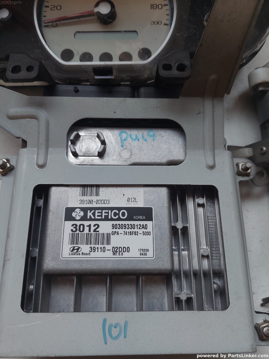 Kit pornire HYUNDAI i10 (PA) [ 2007 - 2013 ] 1.2 (G4LA) 63KW|86HP Kefico 9030933012a0 OEM 3911002dd0 – foto 2