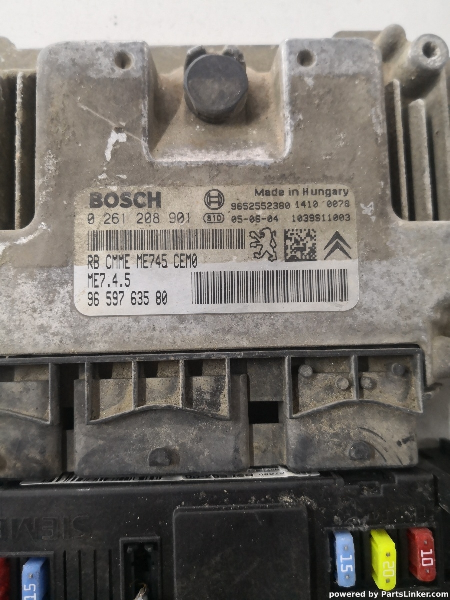 Kit pornire PEUGEOT 206 Hatchback (2A/C) [ 1998 - > ] 1.6 (NFU (TU5JP4)) 81KW|110HP BOSCH 9659763580 OEM 0261208901 – foto 2