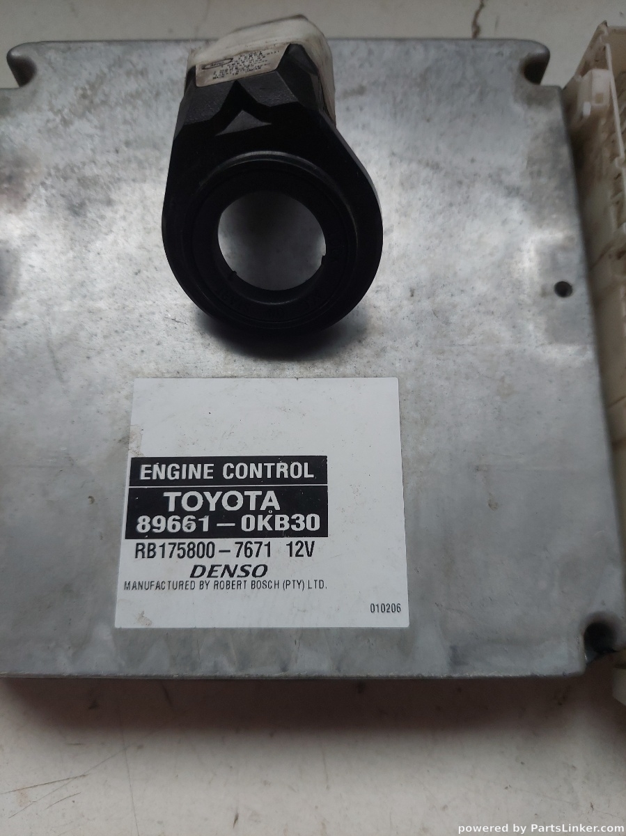 Kit pornire TOYOTA HILUX 2.5 2007 75kw cod ecu Denso Rb1758007671 OEM 896610kb30 – foto 2
