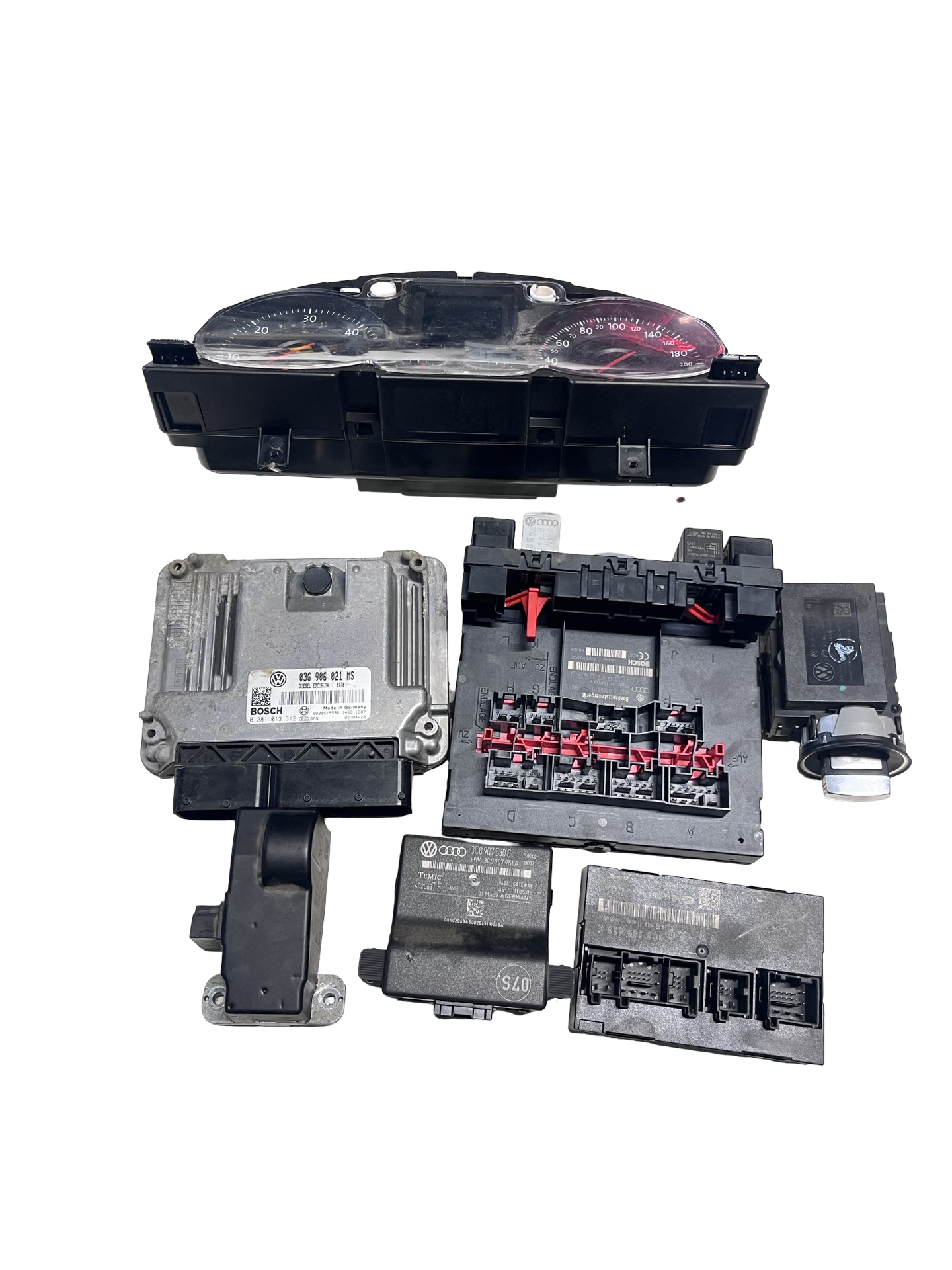 Kit Pornire Volkswagen Passat B6 2.0 TDI BMP 103KW/140CP 2005–2010 - cod: 03G906021MS COD BOSCH 0281013312 Cutie automata !
