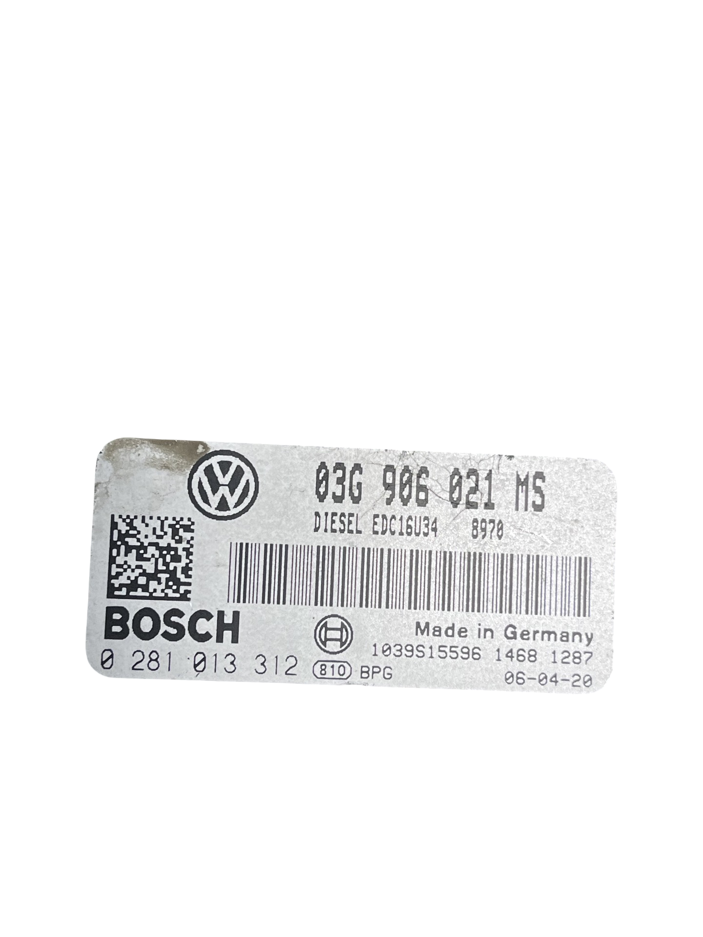 Kit Pornire Volkswagen Passat B6 2.0 TDI BMP 103KW/140CP 2005–2010 - cod: 03G906021MS COD BOSCH 0281013312 Cutie automata ! – foto 7