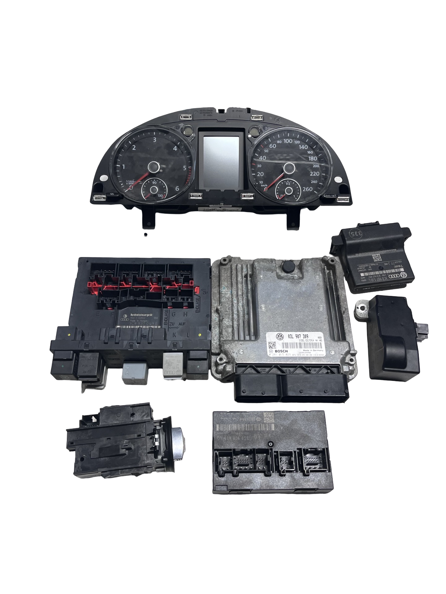 Kit Pornire Volkswagen Passat B6 2.0 TDI CBDC 81KW/110HP 2005–2010 - cod: 03L907309 COD BOSCH 0281015029