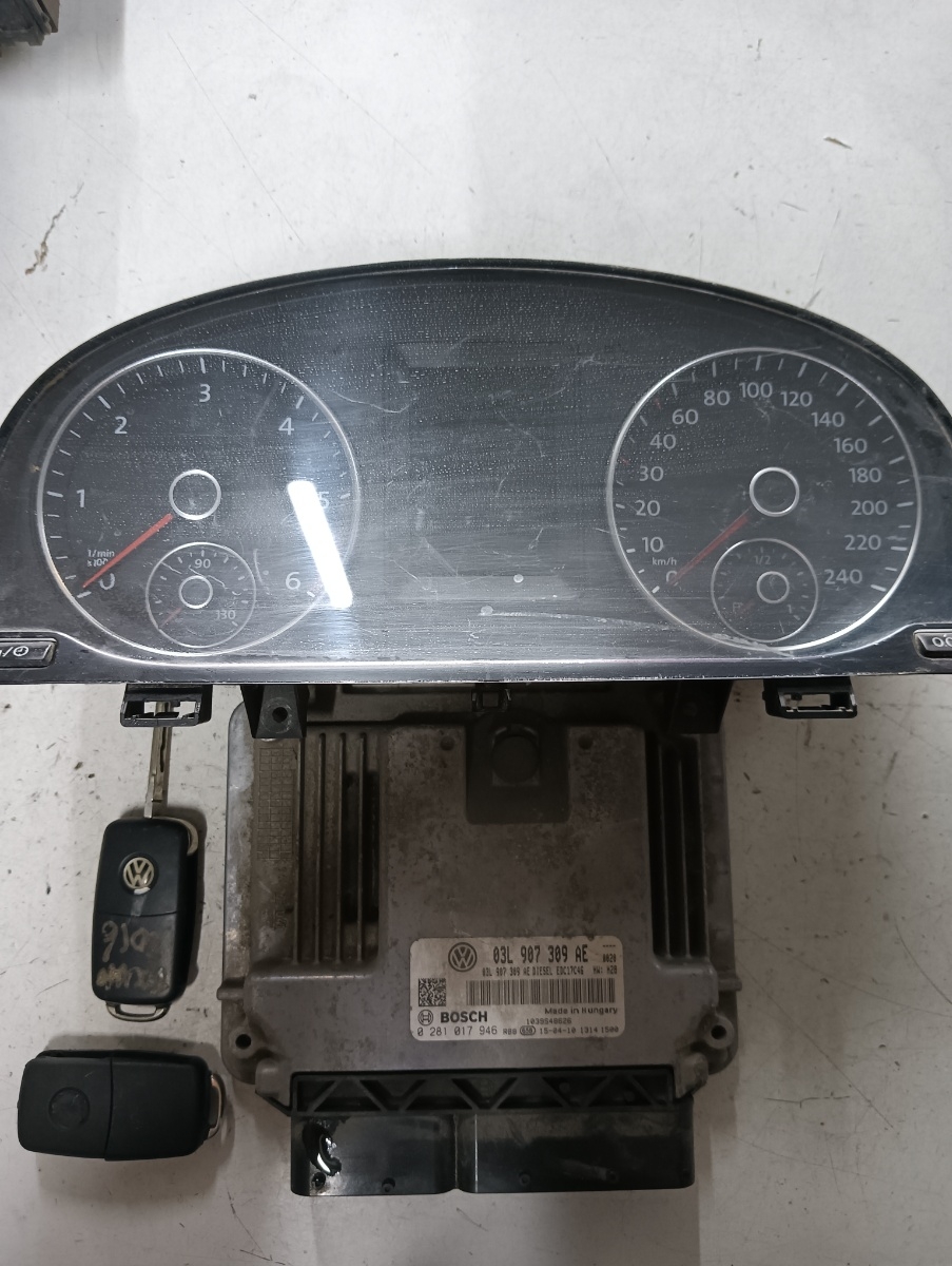 Kit pornire VOLKSWAGEN TOURAN (1T3) [ 2010 - 2015 ] TDI (CFHF, CLCA) 81KW|110HP BOSCH 0281017946 OEM 03l907309ae