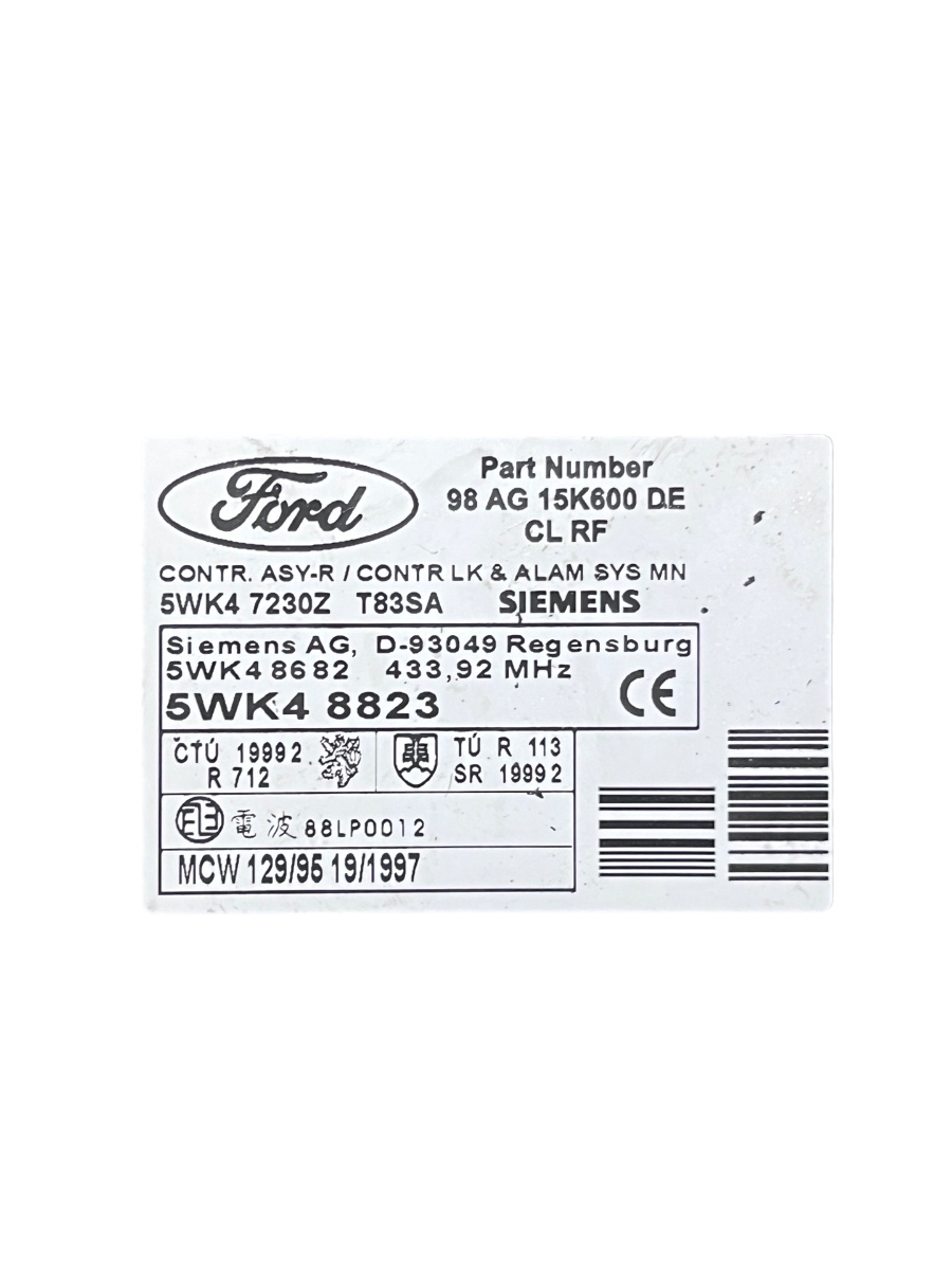 Kit sistem de pornire/oprire FORD FOCUS DNW 1998 - 2005 1.6i FYDD 74KW 1S4F12A650BE – foto 7