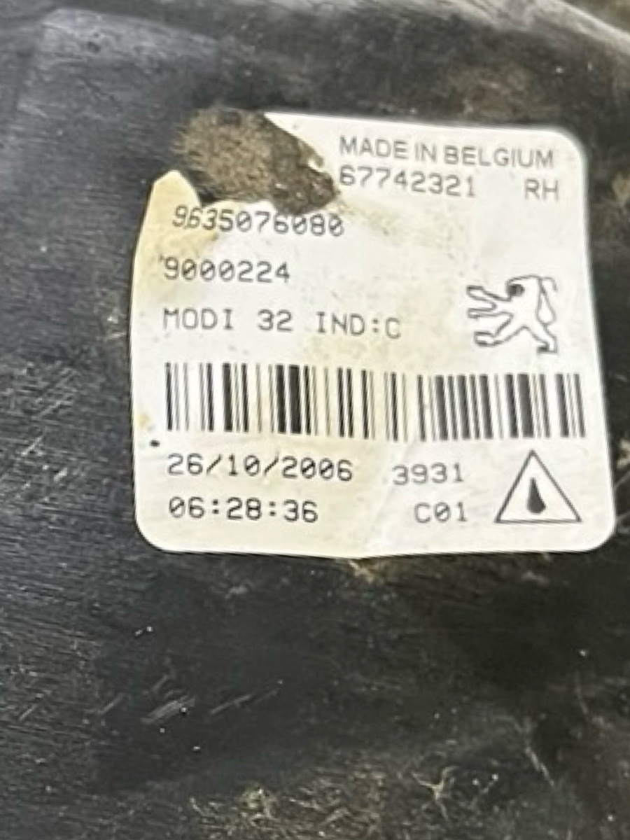 Lampa ceata fata dreapta PEUGEOT 206 CC 2D 2000 - > 67742321 – foto 3