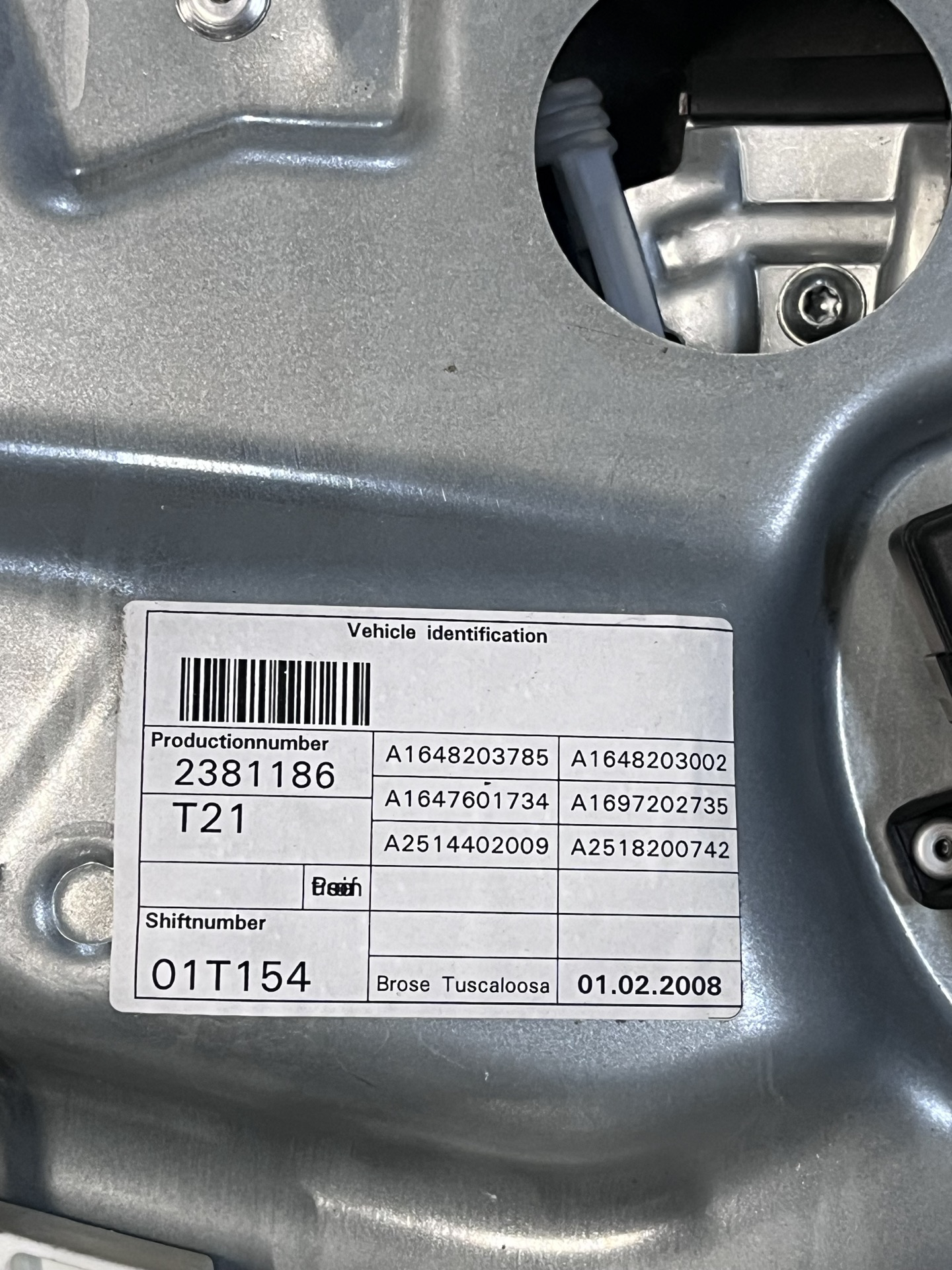 Macara Geam completa stânga față Mercedes M-class W164 2005–2011 - cod: A1648203785 – foto 2
