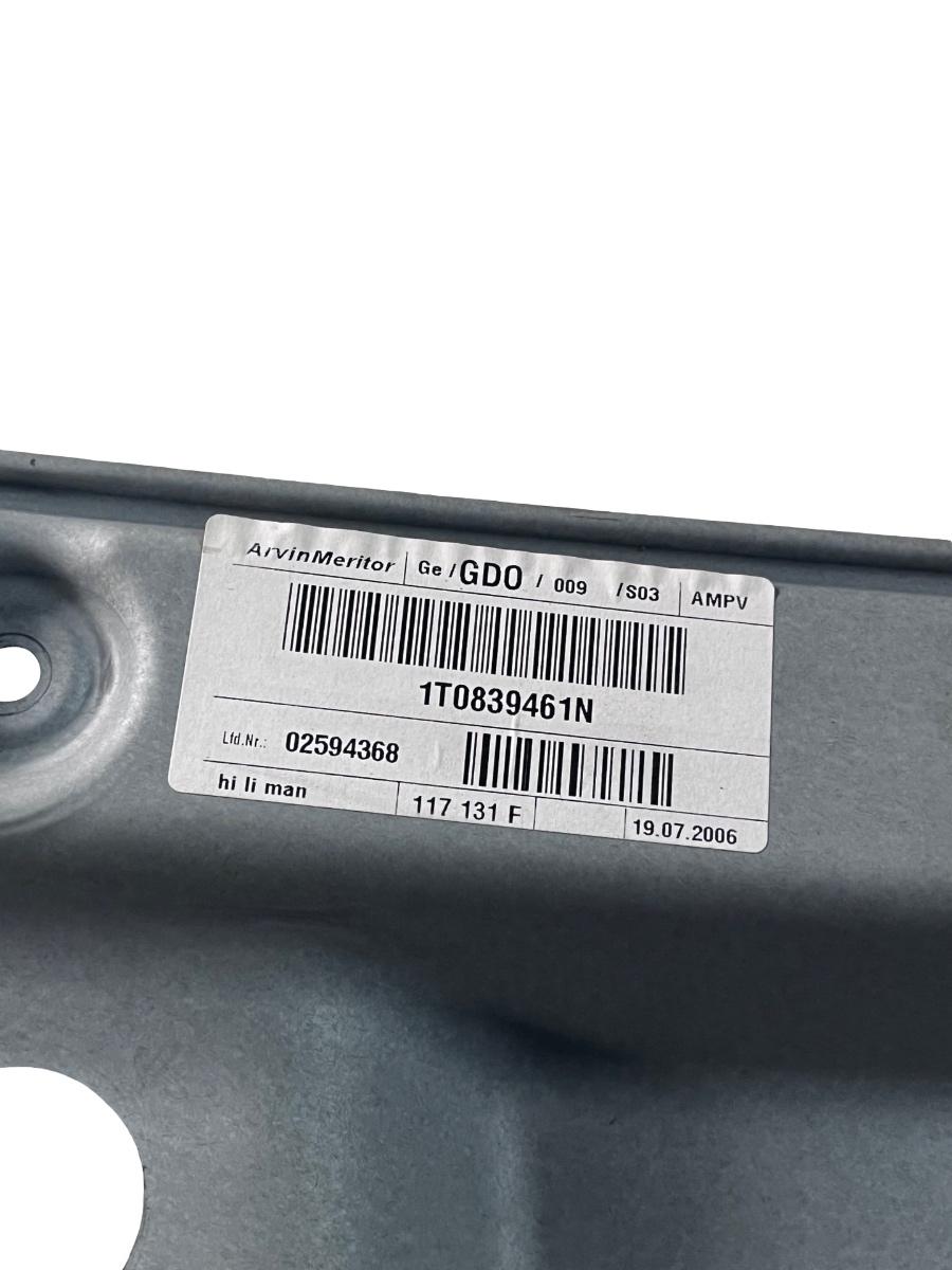 Macara Geam manuala stanga spate VOLKSWAGEN TOURAN 1T1, 1T2 2003 - 2010 1T0839461N – foto 2