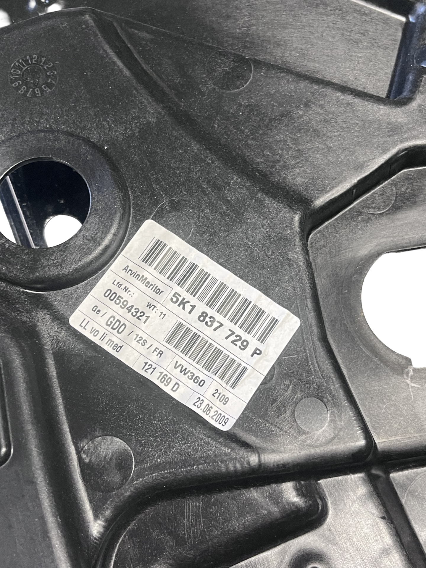 Macara Geam stânga față Volkswagen Golf 6 Hatchback 2008–2013 Facelift - cod: 5K1837729P – foto 2