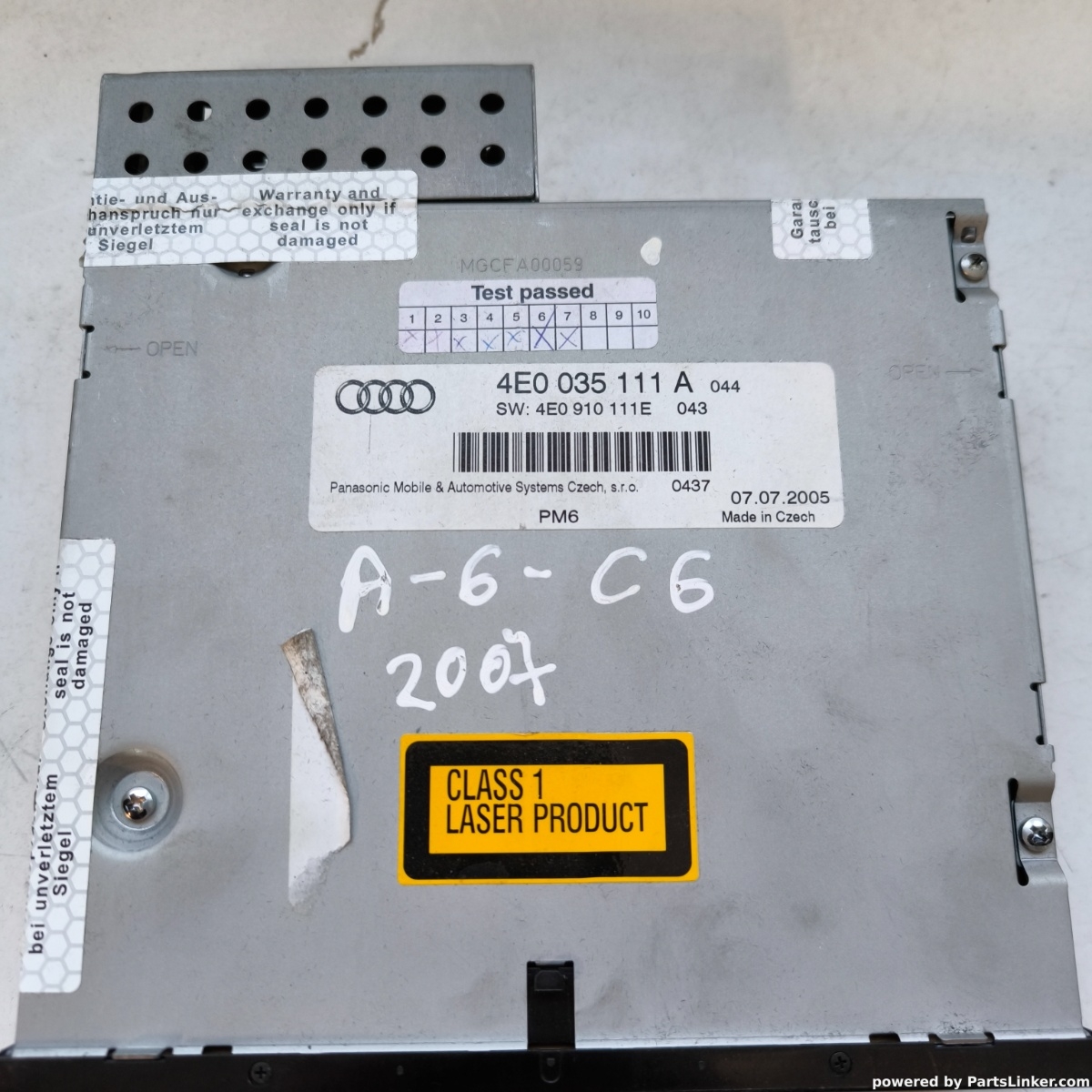 Magazie CD AUDI A6 III Allroad (4FH, C6) [ 2006 - 2011 ] OEM 4e0035111a – foto 2