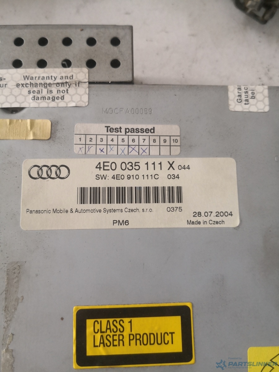 Magazie CD AUDI A6 III Avant (4F5, C6) [ 2005 - 2011 ] OEM 4e0035111 – foto 2