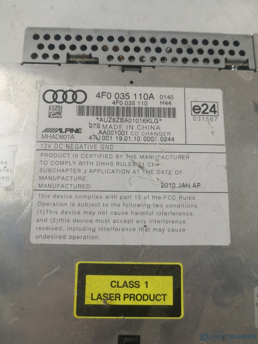 Magazie CD AUDI A6/S6 III Saloon (4F2, C6) [ 2004 - 2011 ] OEM 4f0035110a – foto 3
