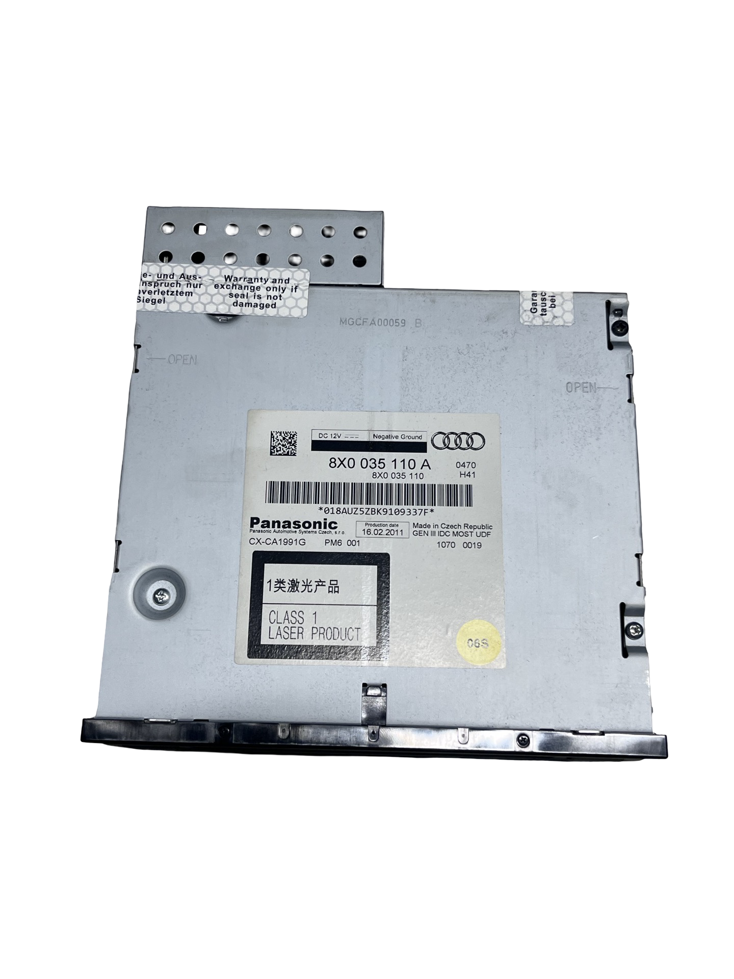 Magazie CD /  Multimedia Audi A7 Sportback 2010–2018 3.0 TFSI V6 quattro S tronic CGWB - cod: 8X0035110A
