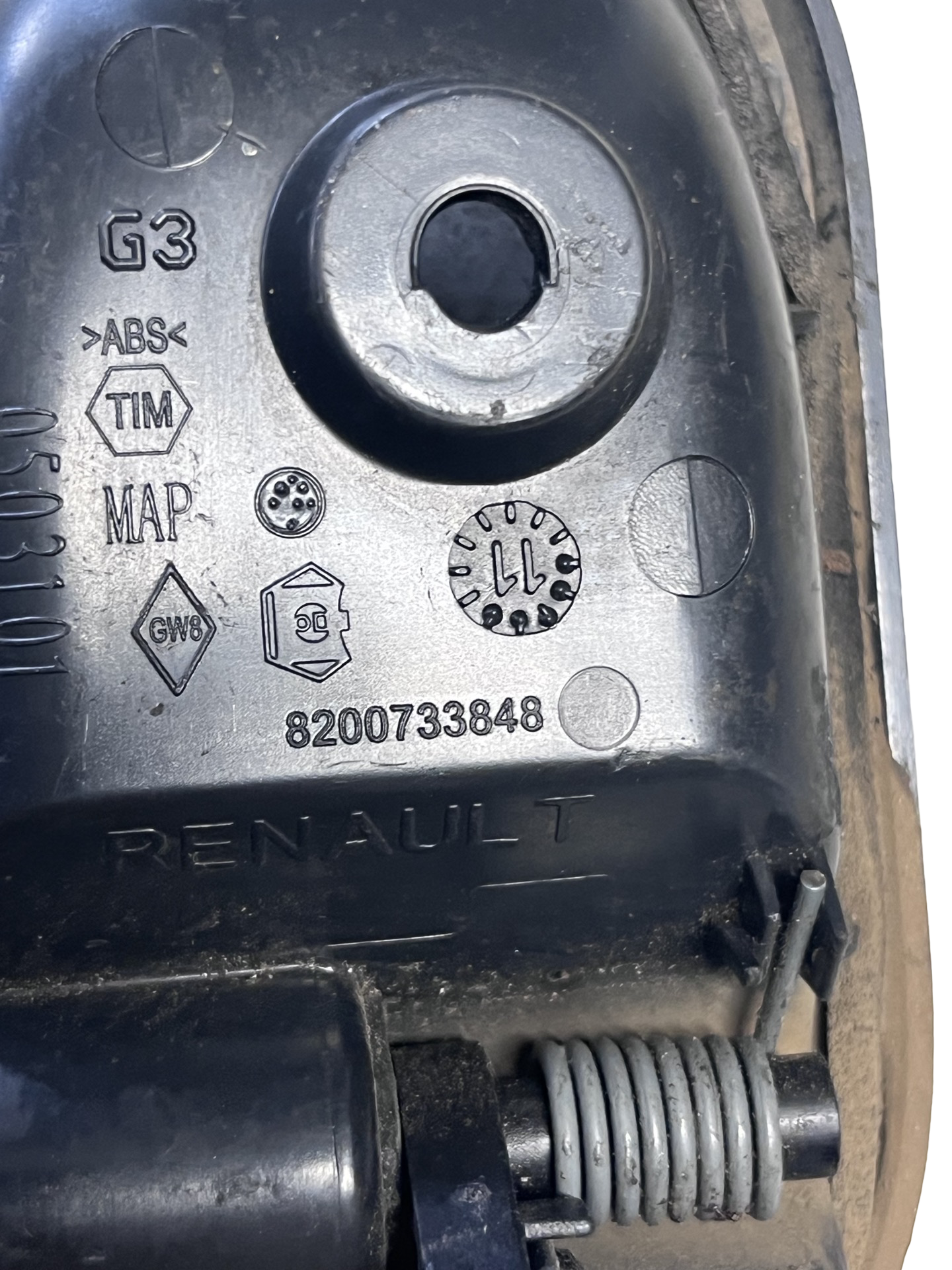 Maner Interior stânga față Dacia Duster 1 2010–2017 - cod: 8200733848 – foto 3