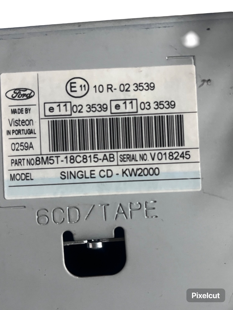 Media player/ Radio CD FORD FOCUS II 2006 - 2010 8M5T18C815AB – foto 2
