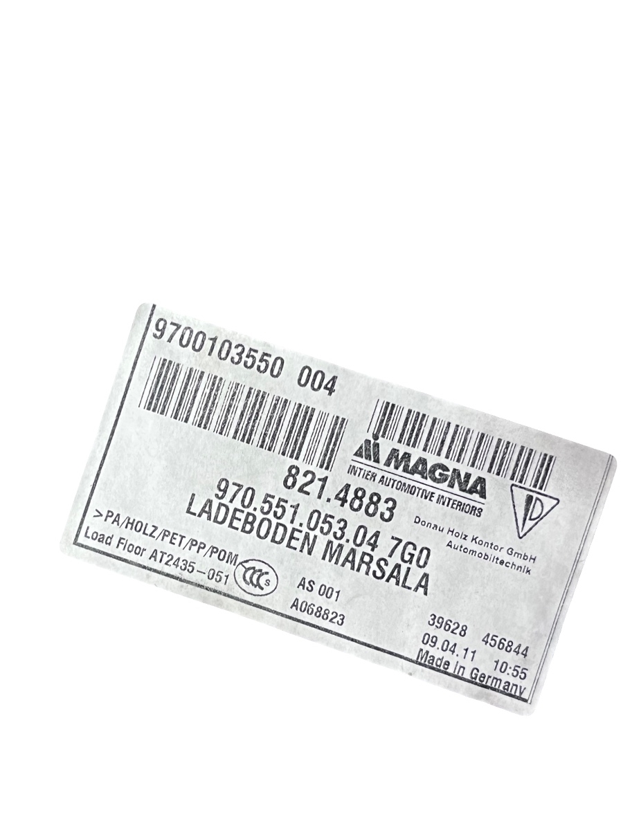 Mocheta portbagaj PORSCHE PANAMERA 970 2009 - 2016 970551053047G0 – foto 3
