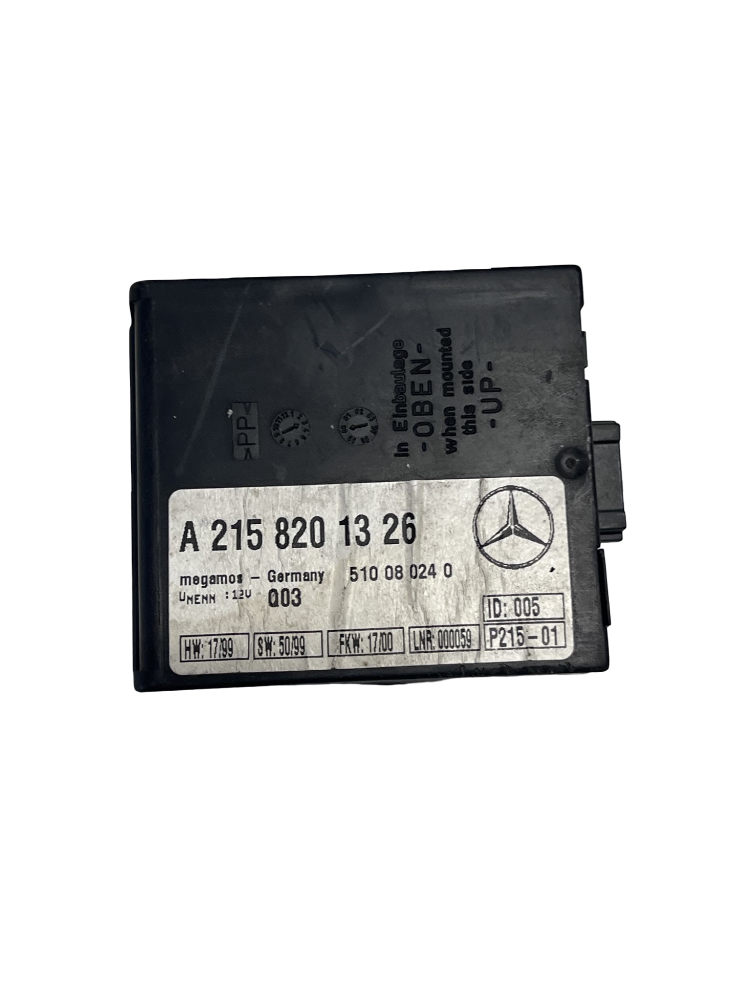 Modul Alarma Mercedes CL500 2 1999–2006 - cod: A2158201326