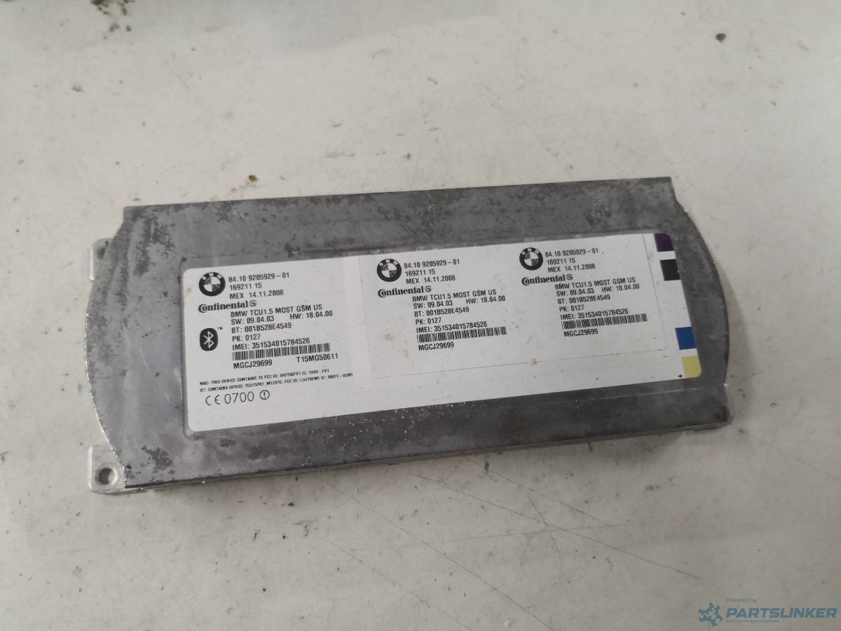 Modul bluetooth BMW 3 V Coupe (E92) [ 2005 - 2013 ] OEM 9205929 – foto 2