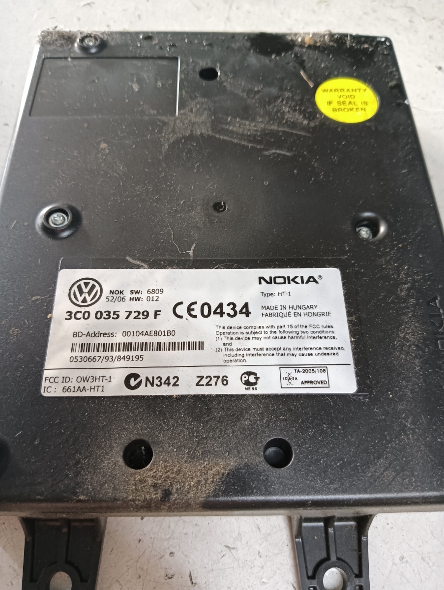 Modul bluetooth VOLKSWAGEN GOLF PLUS (5M1, 521) [ 2004 - 2013 ] OEM 3c0035729f – foto 2