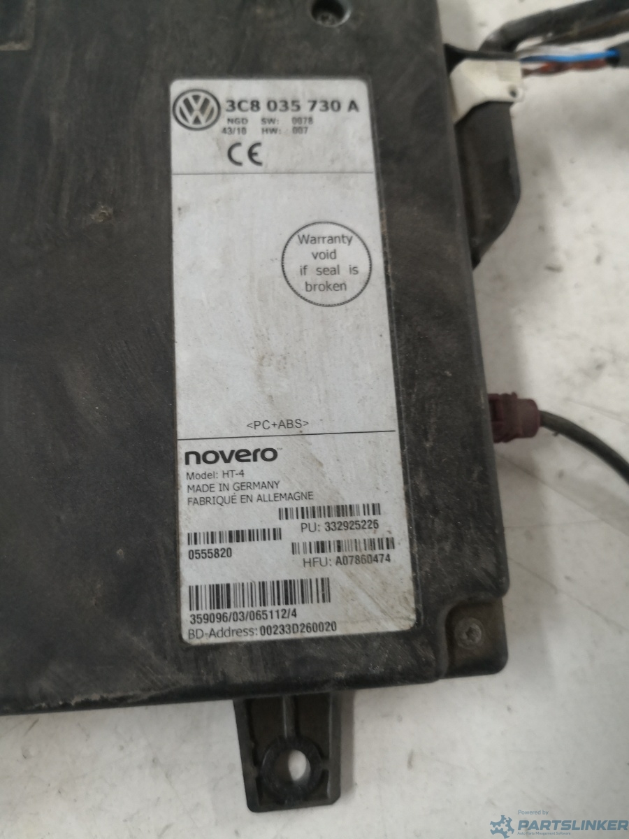 Modul bluetooth VOLKSWAGEN PASSAT Variant 365 2010 - 2014 3c8035730a – foto 2