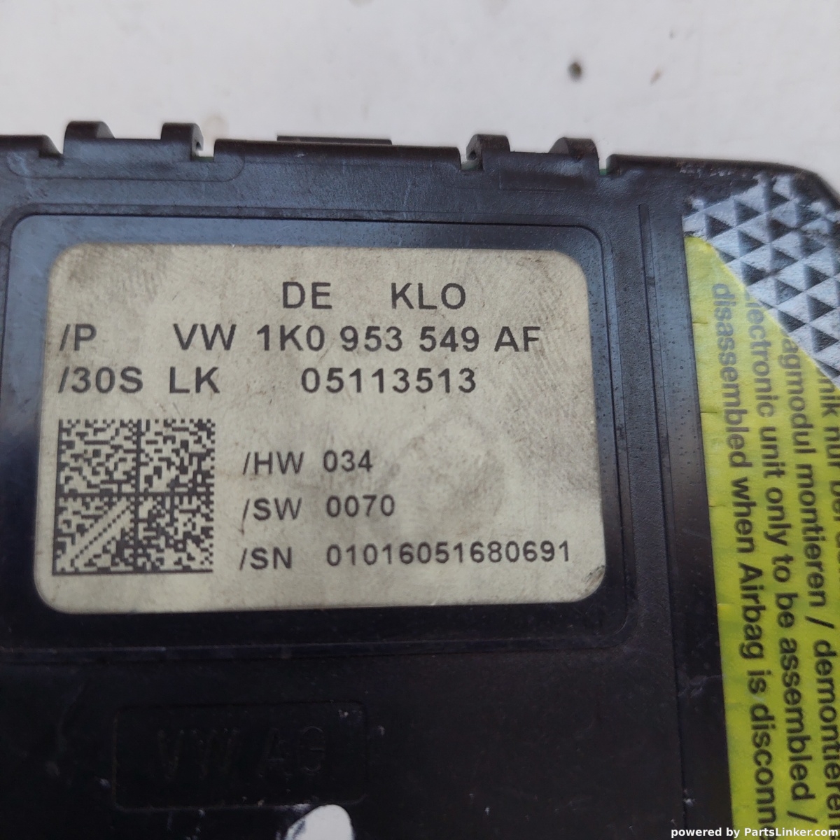 Modul coloana volan  VOLKSWAGEN GOLF V Variant (1K5) [ 2007 - 2009 ] OEM 1k0953549af – foto 2