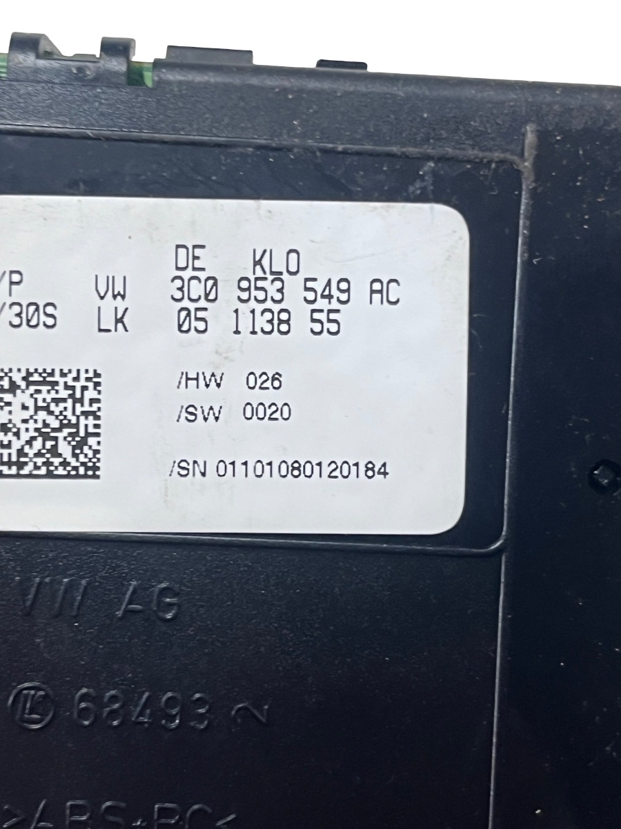Modul coloana volan VOLKSWAGEN PASSAT 3C2 2005 - 2010 3C0953549AC – foto 4