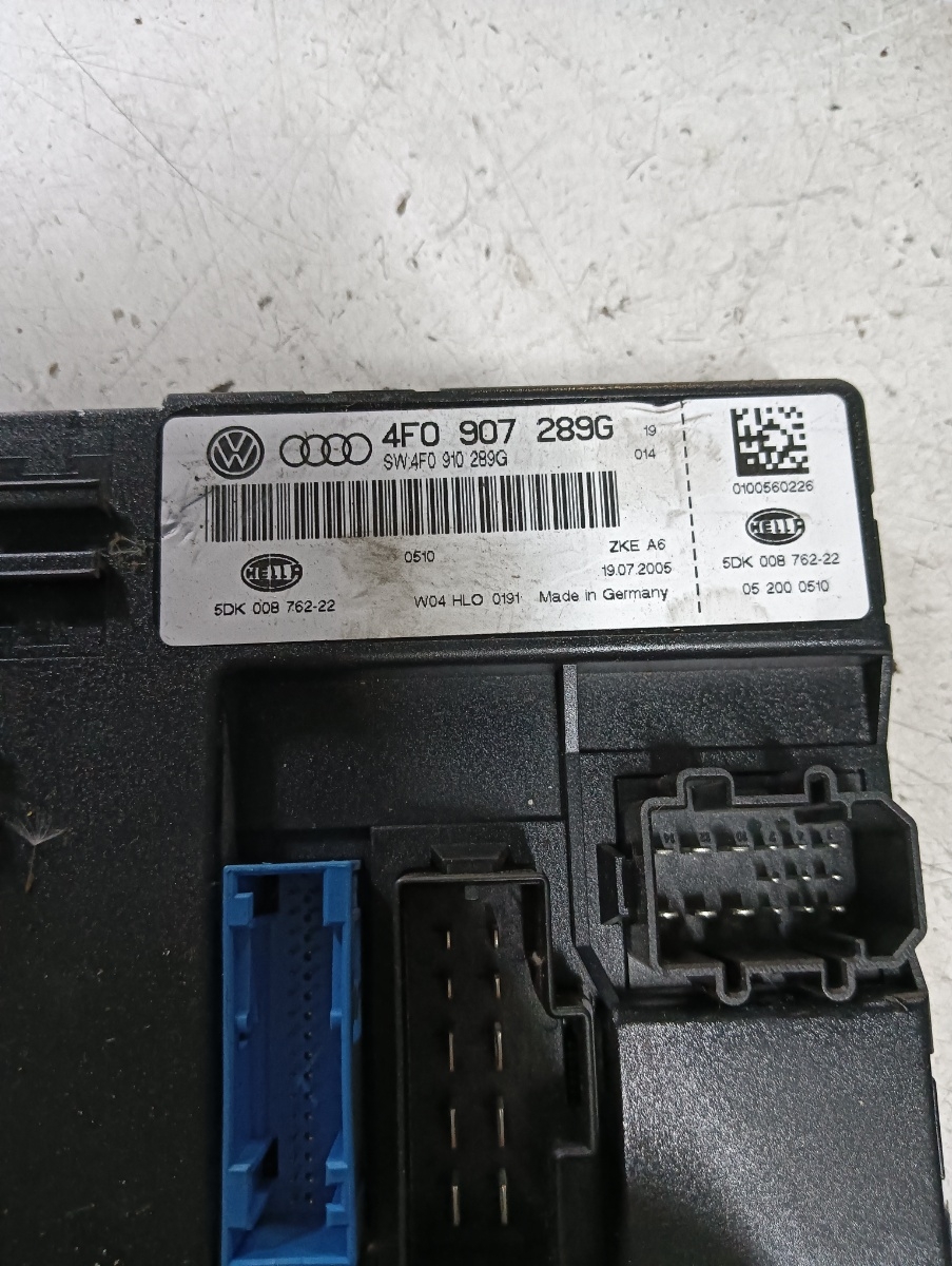 Modul confort AUDI A6/S6 III Saloon (4F2, C6) [ 2004 - 2011 ] OEM 4f0907289g – foto 2