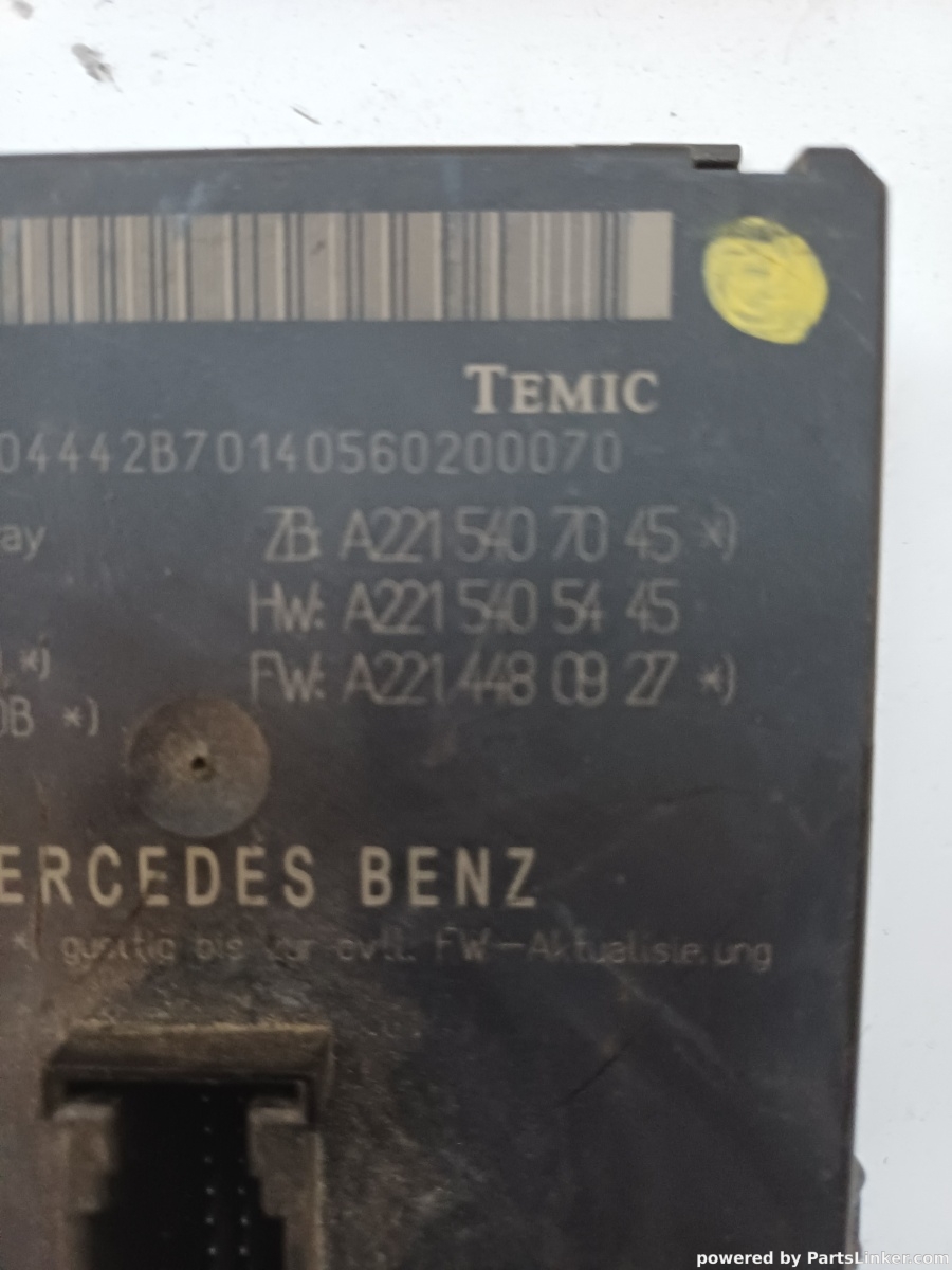 Modul confort / Can  MERCEDES-BENZ S-CLASS II (W221, C215) [ 2005 - 2013 ] OEM A2215407045 – foto 2