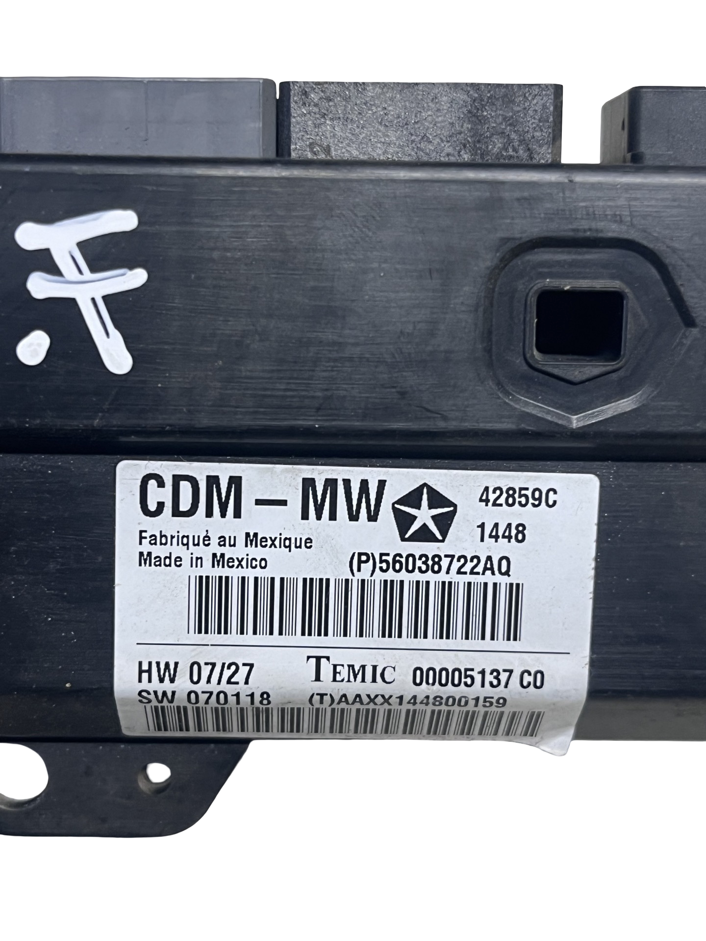 Modul Confort dreapta față Chrysler 300 C 2004–2010 - cod: 56038722AQ – foto 2