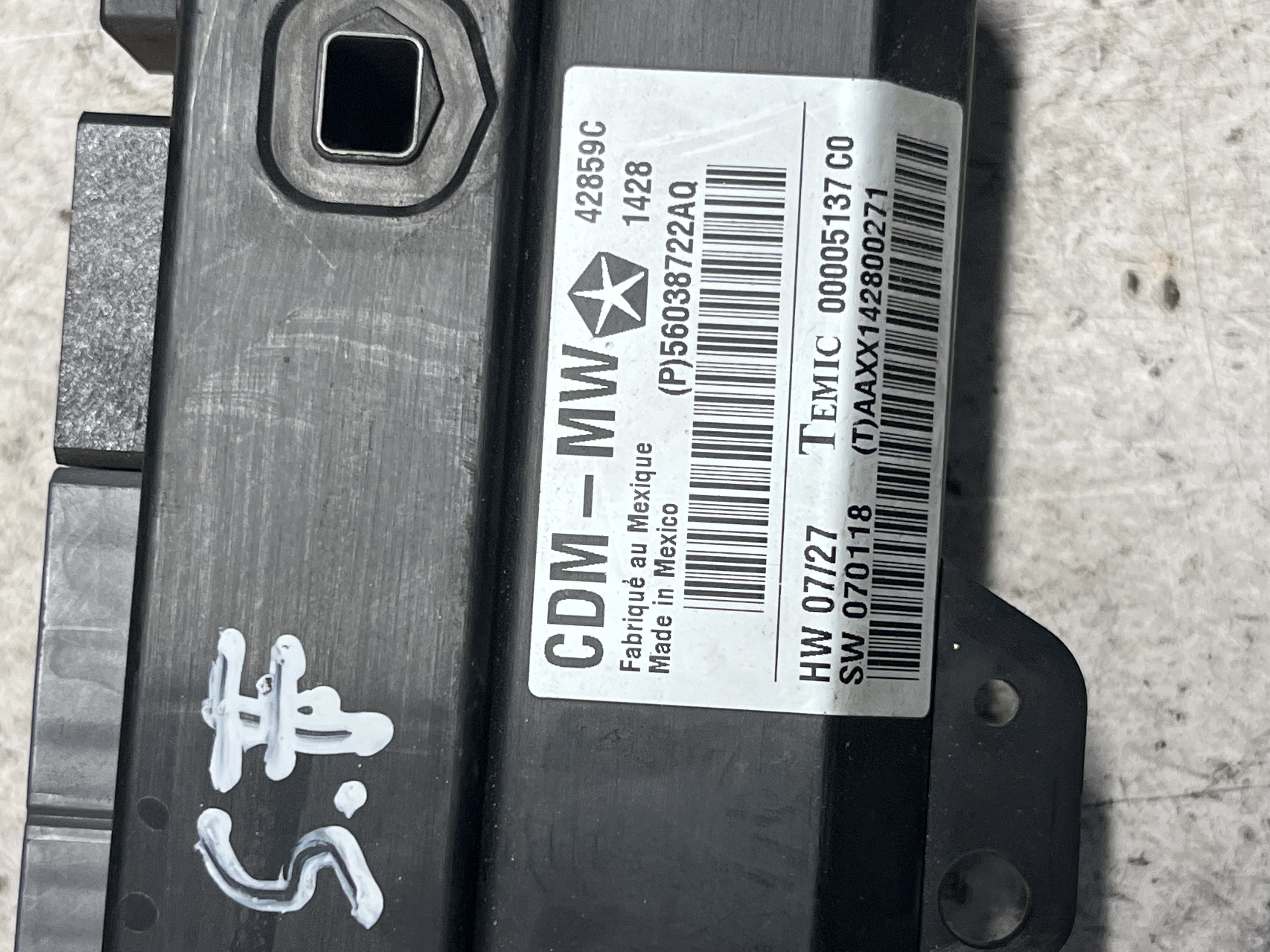 Modul Confort stânga față Chrysler 300 C 2004–2010 - cod: 56038722AQ – foto 3