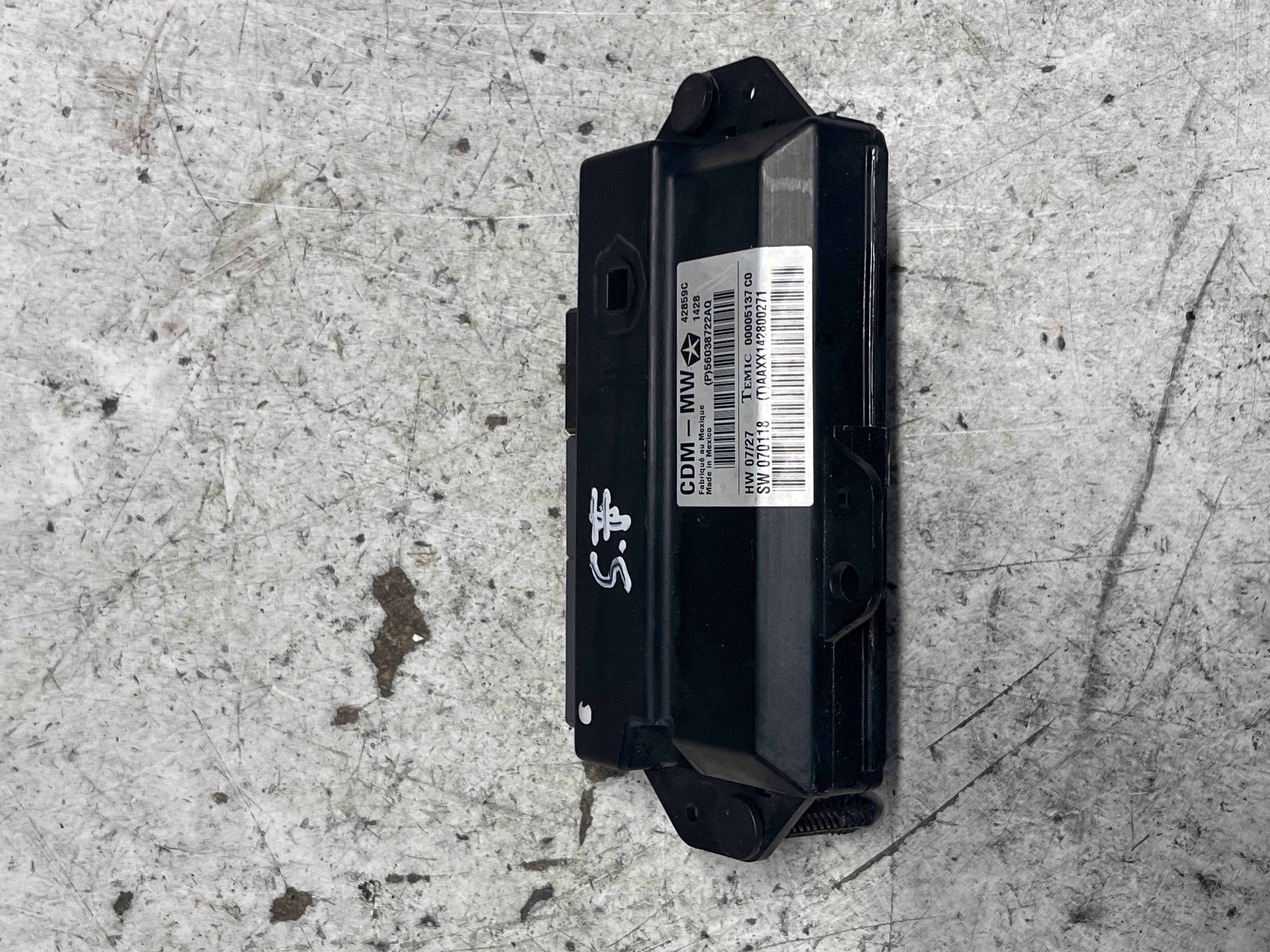 Modul Confort stânga față Chrysler 300 C 2004–2010 - cod: 56038722AQ