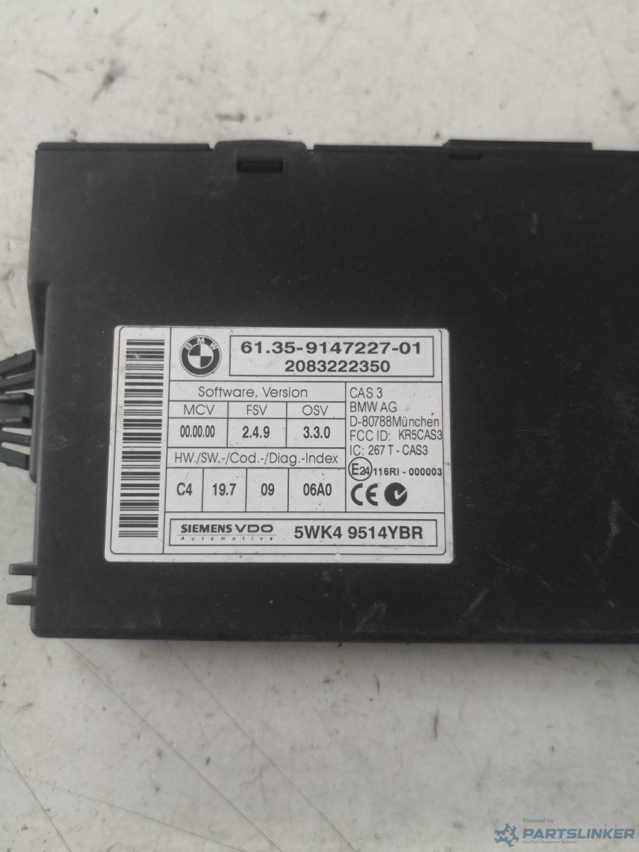 Modul control BMW 3 V Coupe (E92) [ 2005 - 2013 ] OEM 9147227 – foto 2