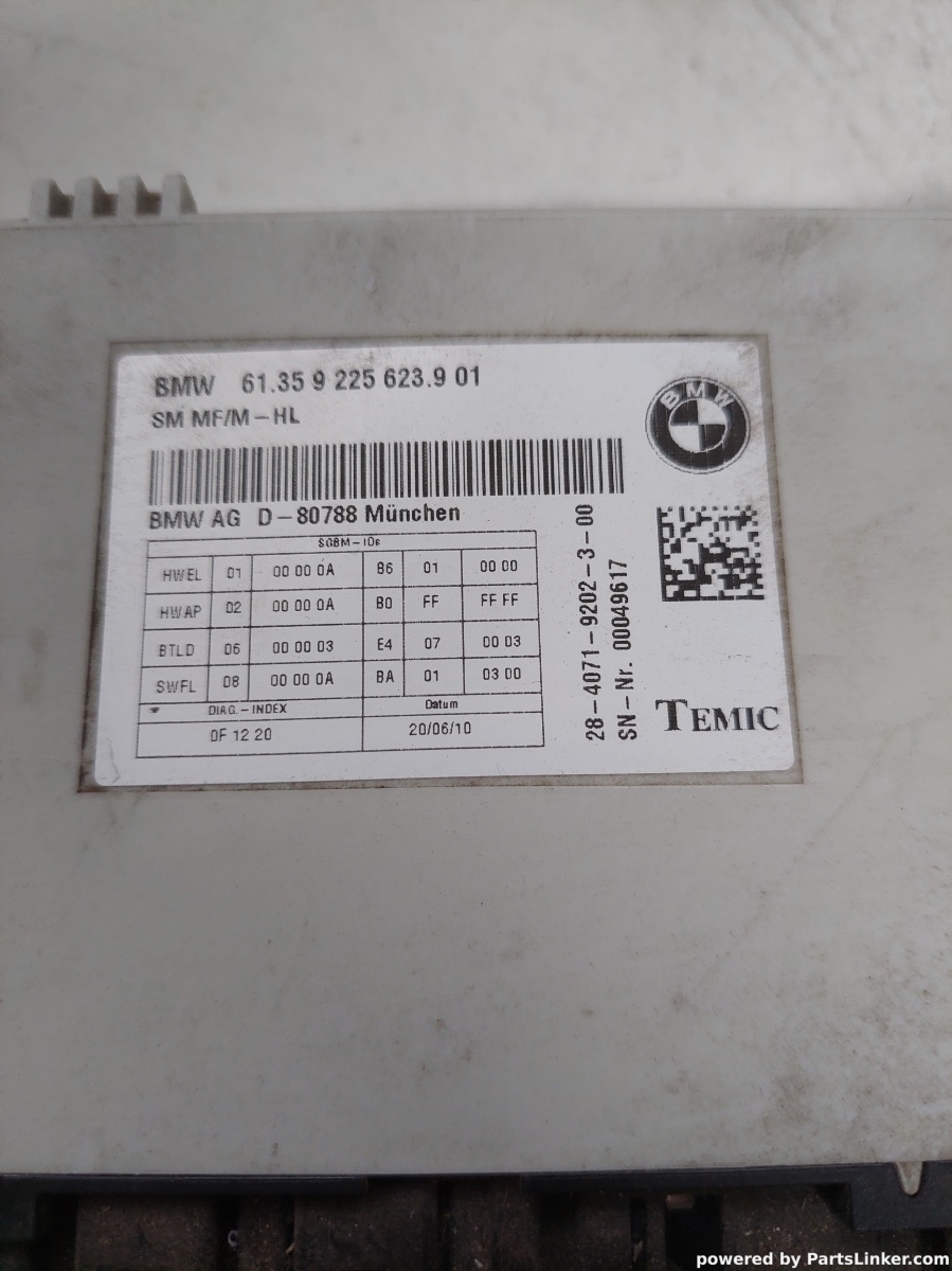 Modul control BMW 7 V (F01, F02, F03, F04) [ 2008 - 2015 ] OEM 61359225 – foto 2