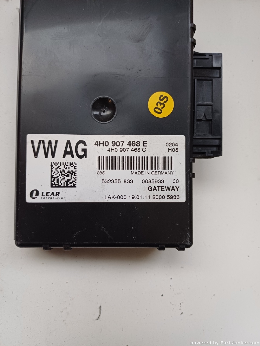 Modul control Gateway AUDI A8 III (4H2, 4H8, 4HC, 4HL) [ 2009 - 2018 ] OEM 4h0907468E – foto 3