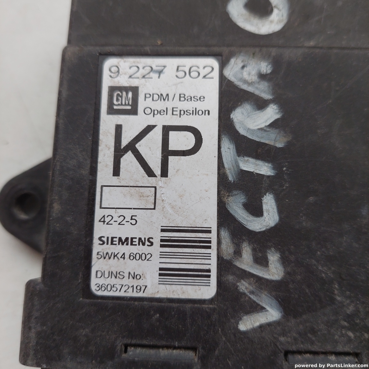 Modul control OPEL VECTRA C (Z02) [ 2002 - 2009 ] OEM 9227562 – foto 2