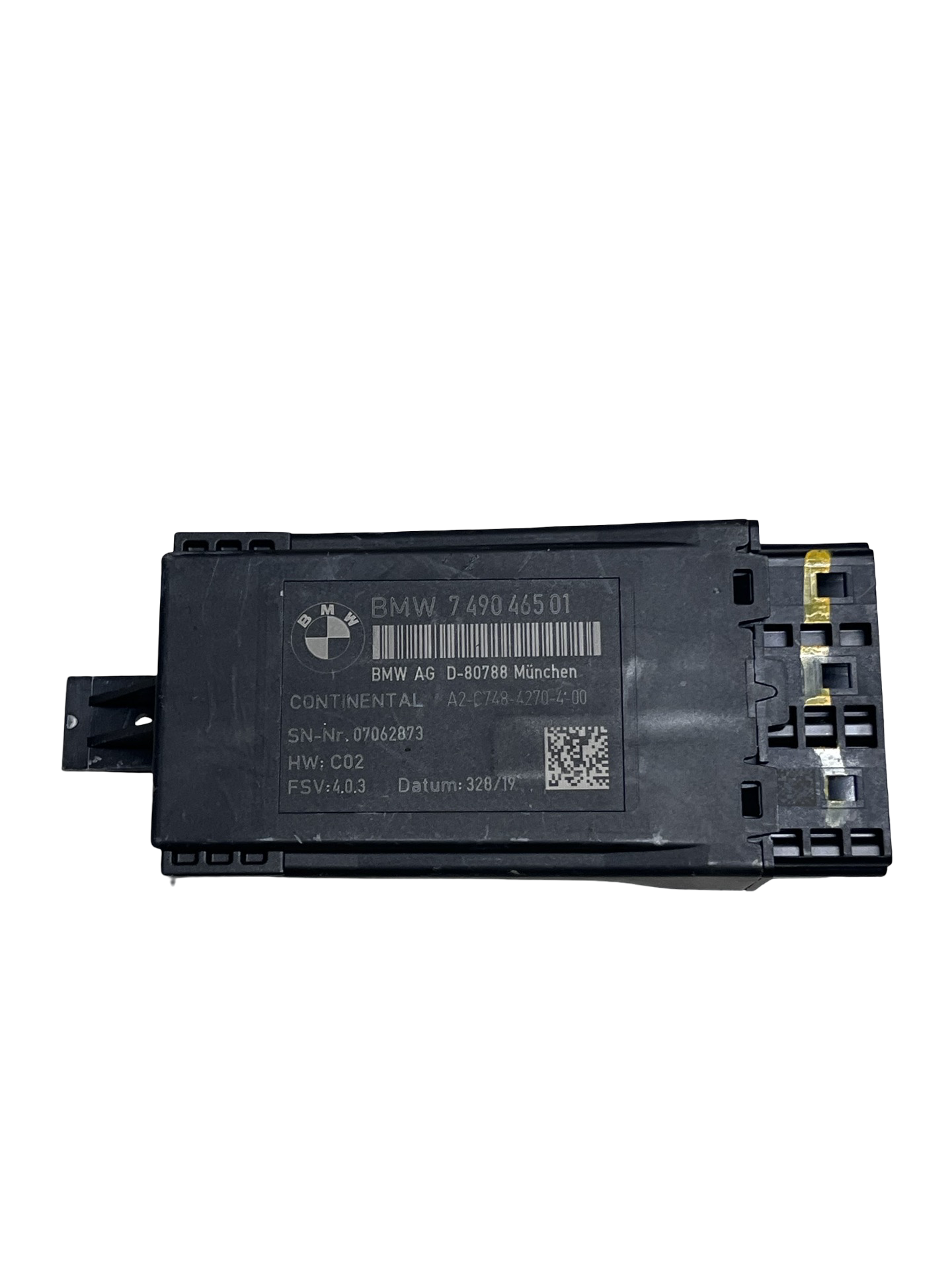 Modul control Scaun stânga față BMW X1 F48 2015–2022 20i Steptronic B48A20A - cod: 749046501